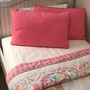 PB Teen Bright Pink Canvas Standard Sham